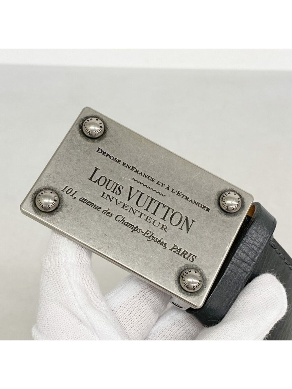 Louis Vuitton Belt Ceinture Inventeur Black - Picture 9 of 9